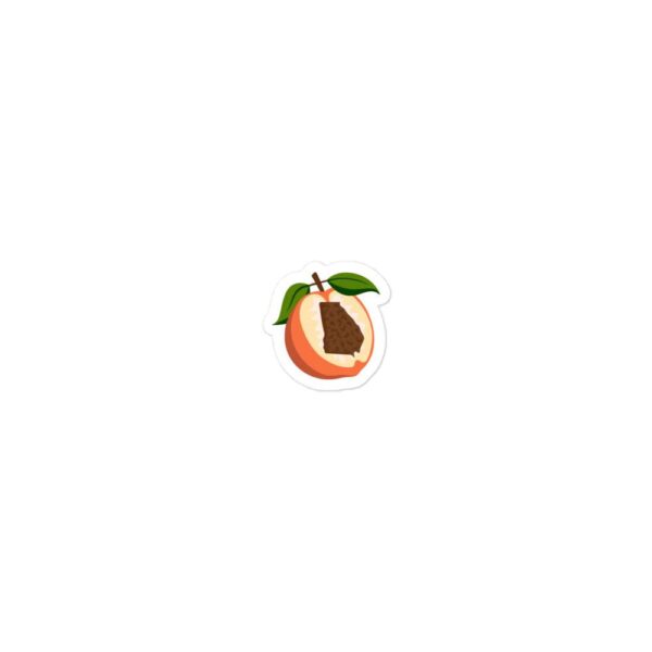 Peach Pundit Logo Water Bottle Sticker - Image 2