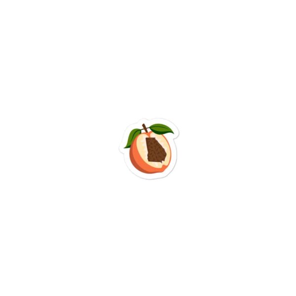 Peach Pundit Logo Water Bottle Sticker - Image 3